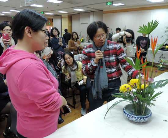 中国传统插花上海高级研修班专题报道之十——王路昌的悟道 图7.jpg